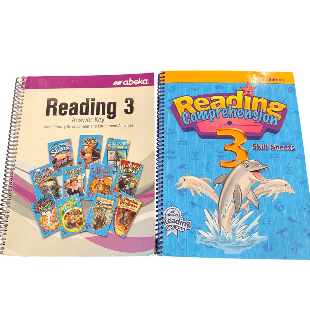 Abeka Reading 3 Answer Key & Comprehension Skill Sheets Homeschool Set Current